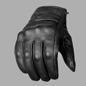 Men's Premium Leather Street Motorcycle Protective Cruiser Biker Gel Gloves L