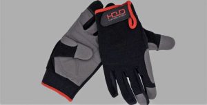 4. HANDLANDY Synthetic Leather Utility Gloves