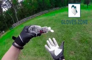 How to keep football gloves stick